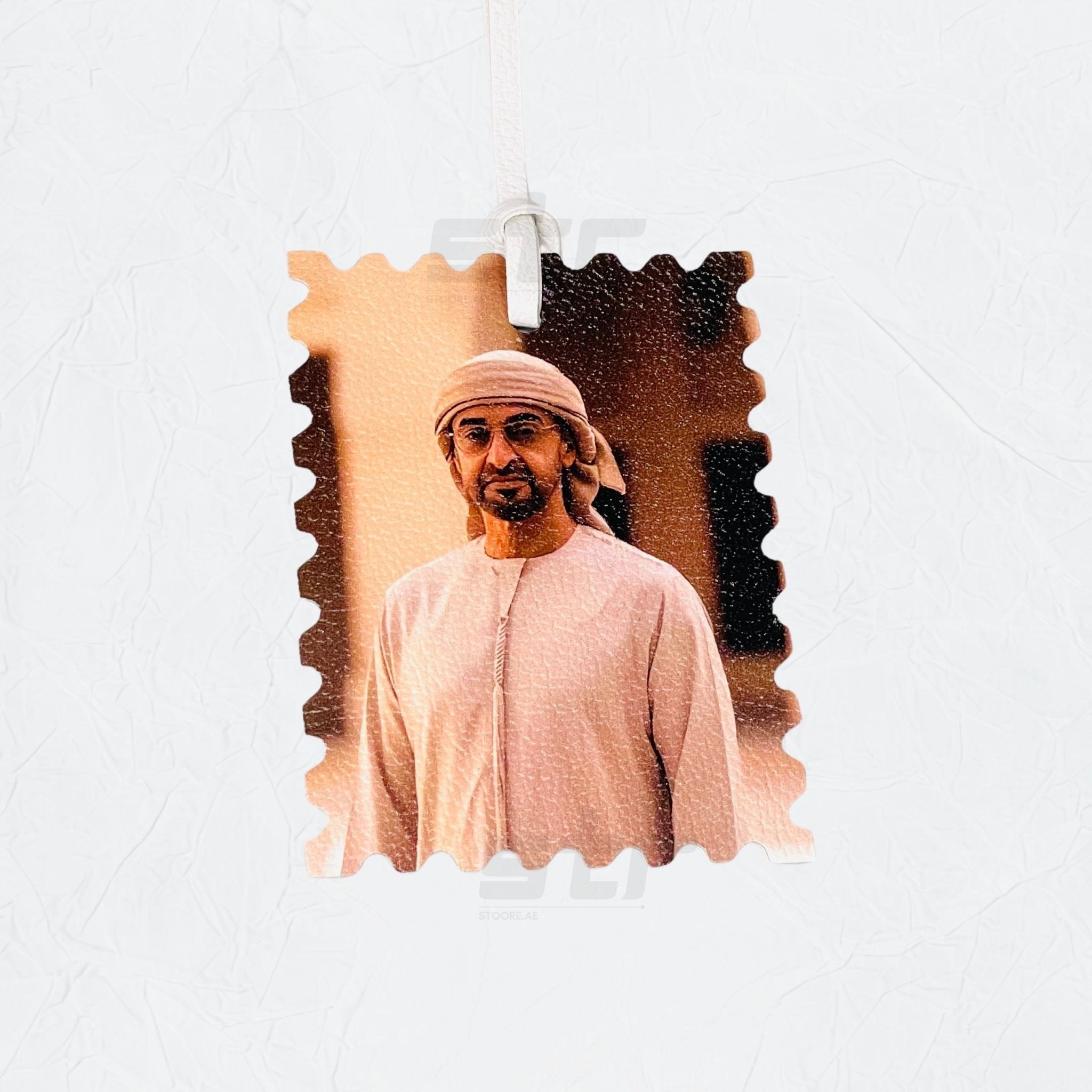 Leather Charm Double Side Sheikh Mohammed bin Zayed Al Nahyan - 4